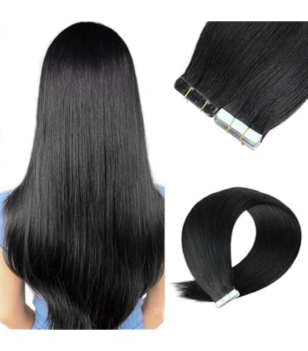 Amazon.co.jp: HIYE エクステ 人毛100% ロング ストレート ワンタッチ